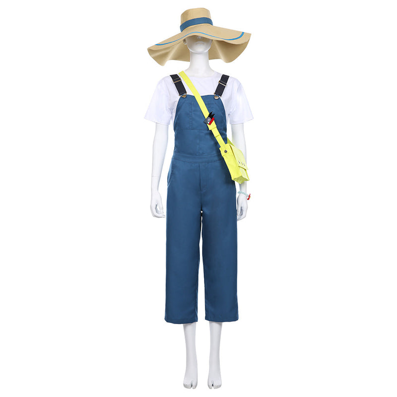 My Hero Academia Heroes: Rising Katsuma T-shirt Dungarees Jumpsuits Set Cosplay Costume