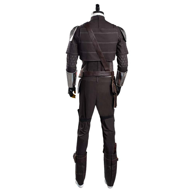 The Mandalorian S2 Beskar Armor Coat Uniform Outfits Halloween Carnival Suit Cosplay Costume