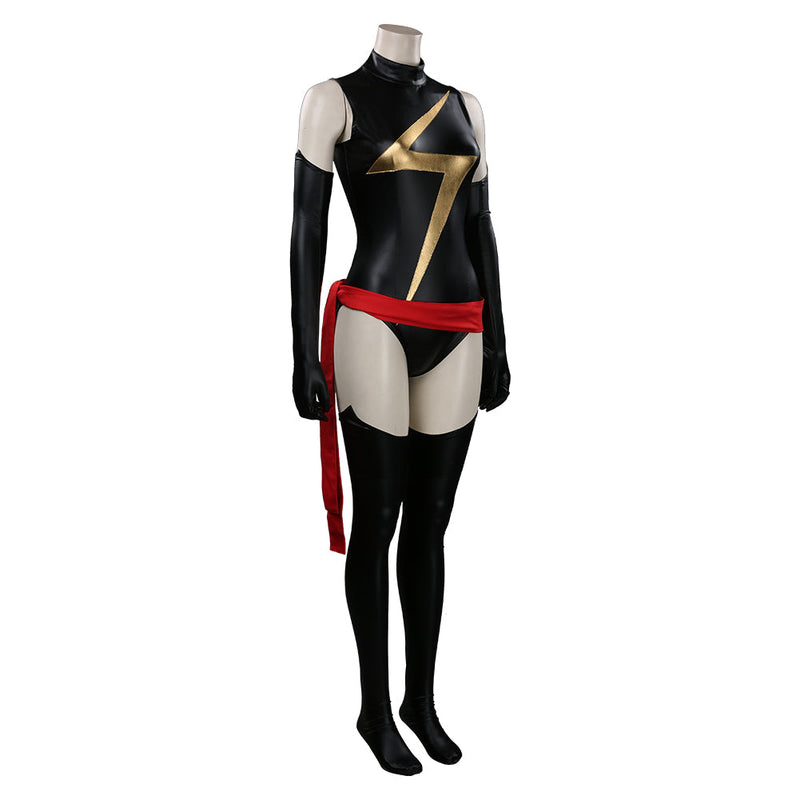 Ms. Marvel Jumpsuit Outfits Halloween Carnival Suit Cosplay Costume