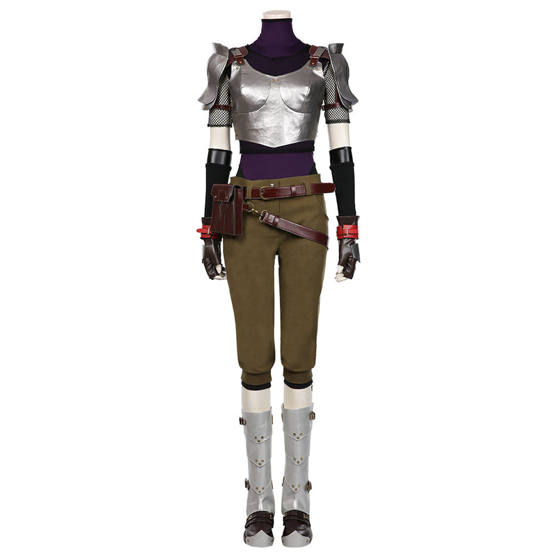 Final Fantasy VII Remake-Jessie Jumpsuit Outfits Halloween Carnival Suit Cosplay Costume