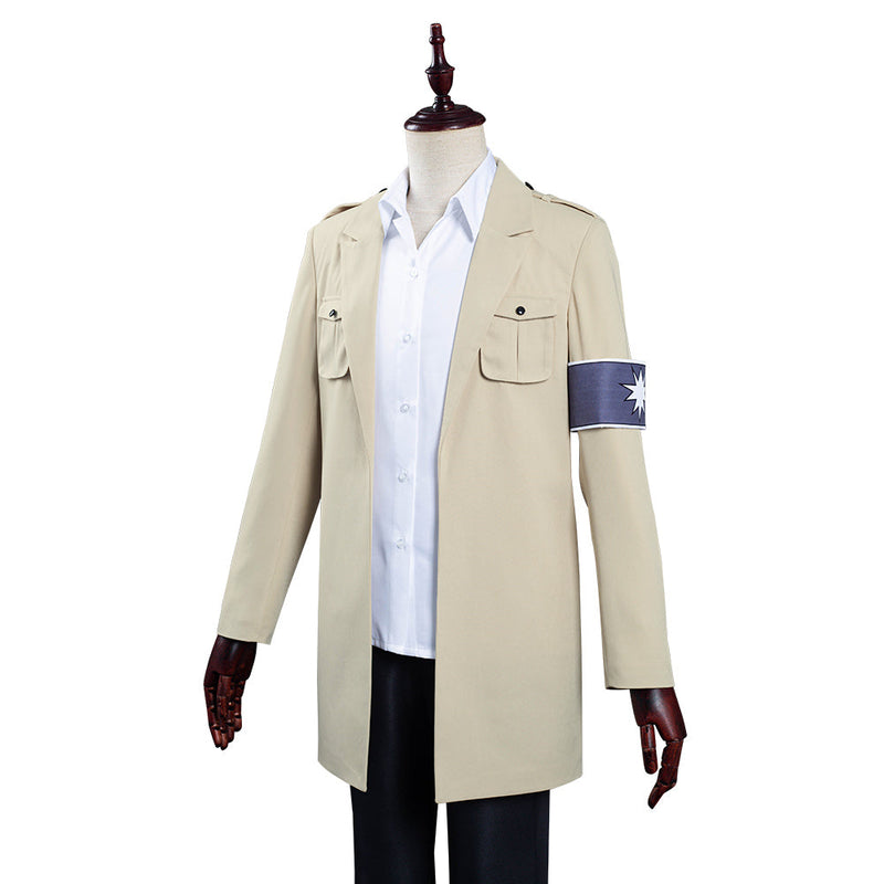 Attack on Titan  The Final Season Eren Jaeger Coat Shirt Outfits Halloween Carnival Costume Cosplay Costume