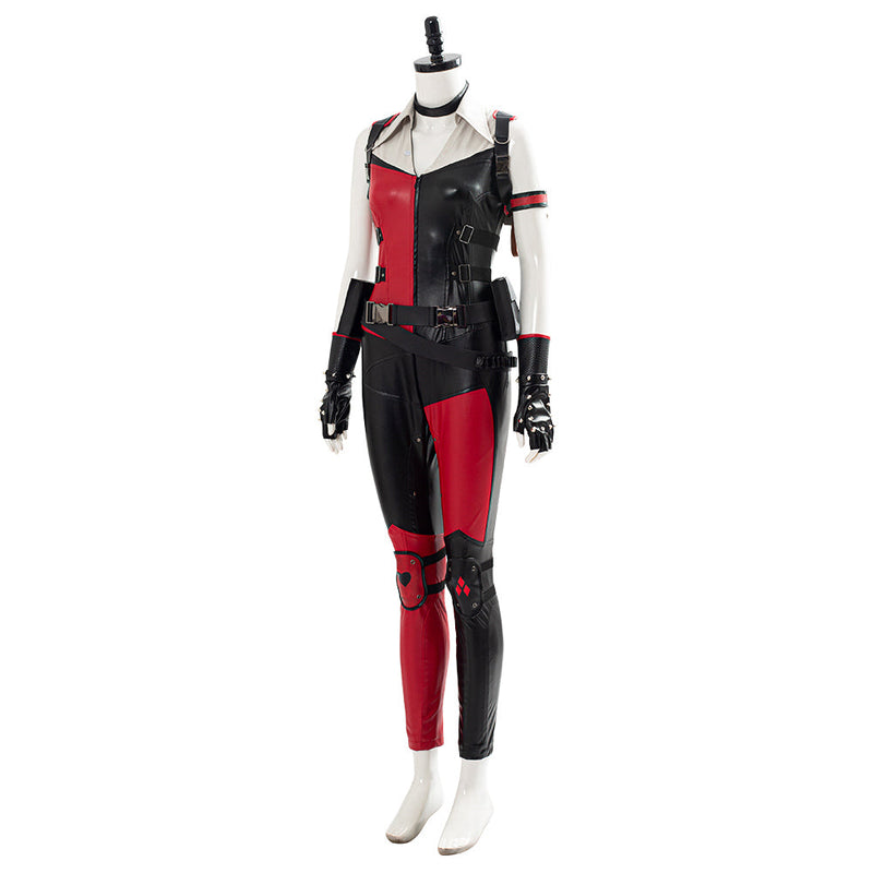 Mortal Kombat 11 Cassie Cage Harley Quinn Skin Halloween Suit Outfit Cosplay Costume