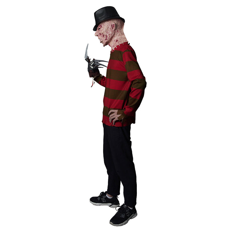 A Nightmare on Elm Street-Munker Street Freddie Kruger Top Shirt Cosplay Costume