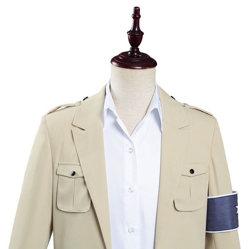 Attack on Titan  The Final Season Eren Jaeger Coat Shirt Outfits Halloween Carnival Costume Cosplay Costume