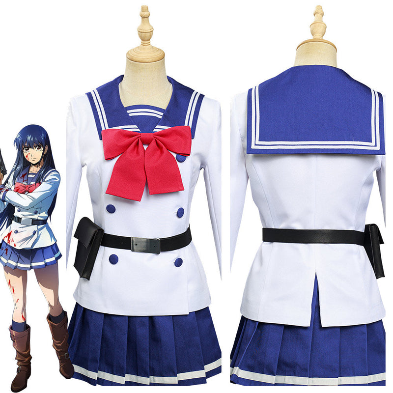 Anime Tenkuu Shinpan/High-Rise Invasion Honjou Yuri Dress Outfits Cosplay Costume