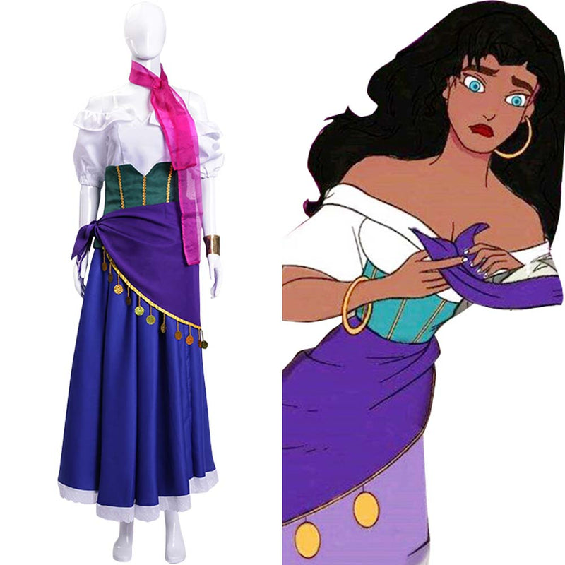 The Hunchback of Notre Dame Esmeralda Cosplay Costume