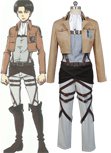 Attack on Titan Scouting Legion Rivaille Uniform Without Cape Cosplay Costume