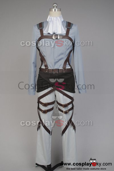 Attack on Titan Scouting Legion Rivaille Uniform Without Cape Cosplay Costume