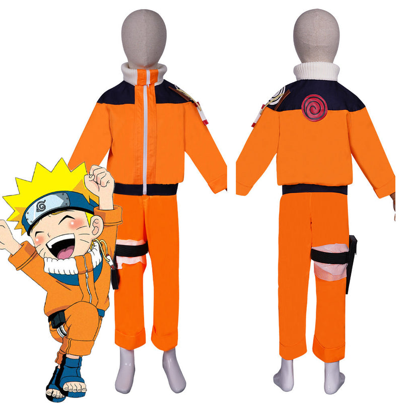 NARUTO ·Naruto Uzumaki KIds Children Top Pants Outfits Halloween Carnival Suit Cosplay Costume