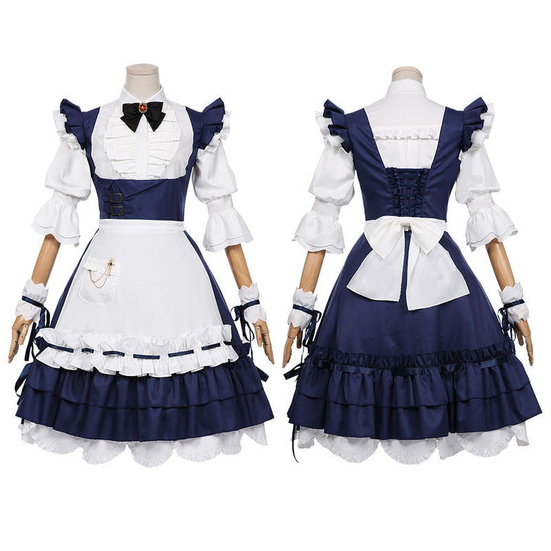 FINAL FANTASY XIV Miqo'te Maid Outfit Halloween Carnival Costume Cosplay Costume