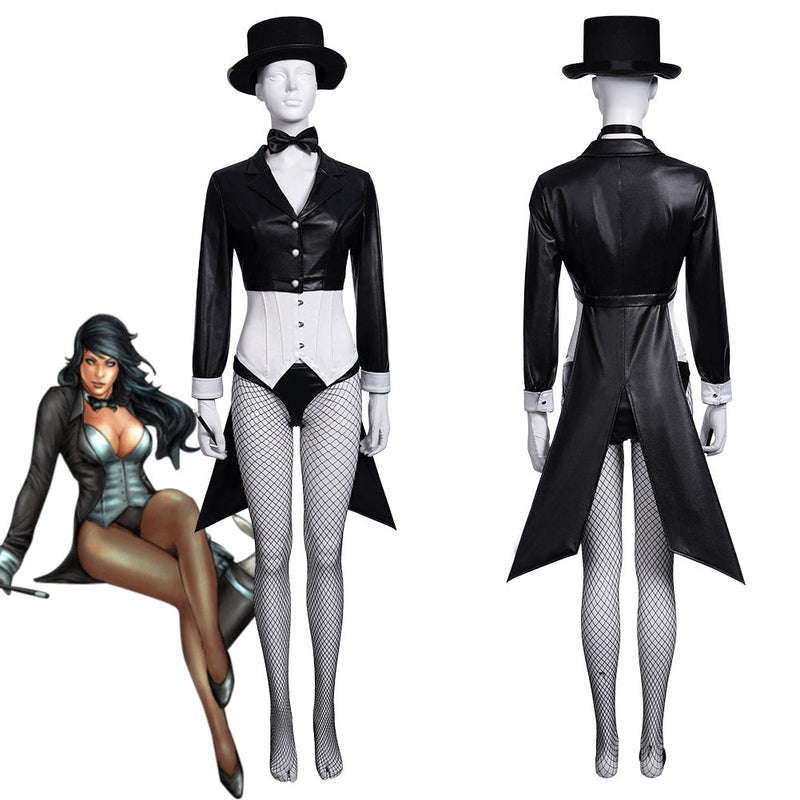 DC Comics Superheroes The Magician Zatanna Zatara Outfits Halloween Carnival Suit Cosplay Costume