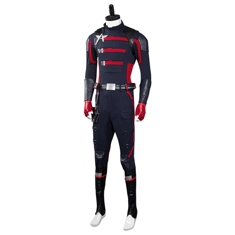 The Falcon and the Winter Soldier John Walker Captain America Outfits Halloween Carnival Suit Cosplay Costume