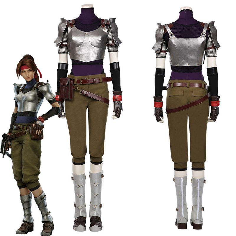 Final Fantasy VII Remake-Jessie Jumpsuit Outfits Halloween Carnival Suit Cosplay Costume