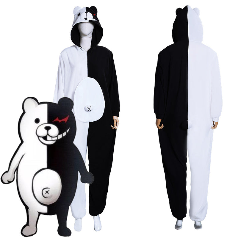 Danganronpa Monokuma and Monomi Pajamas Sleepwear Cosplay Costume