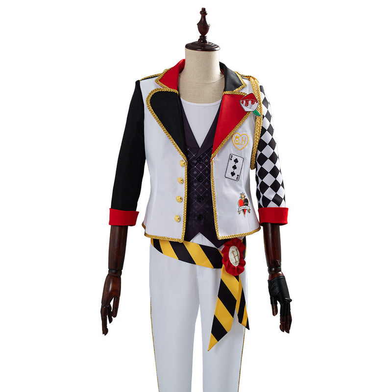 Game Twisted-Wonderland Alice in Wonderland Theme Trey Cosplay Costume