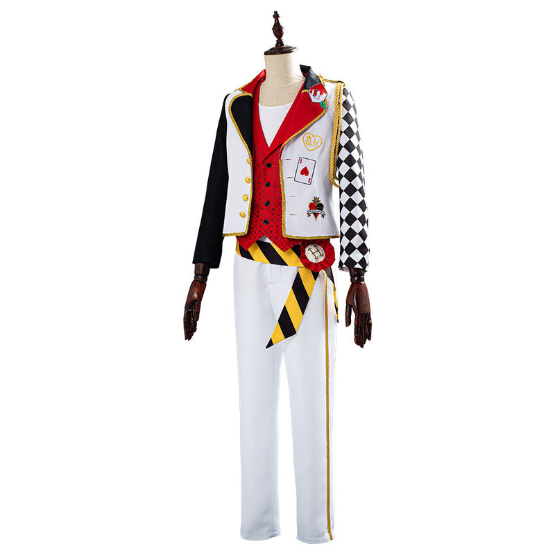 Twisted-Wonderland Alice in Wonderland Theme Ace Halloween Uniform Outfits Cosplay Costume