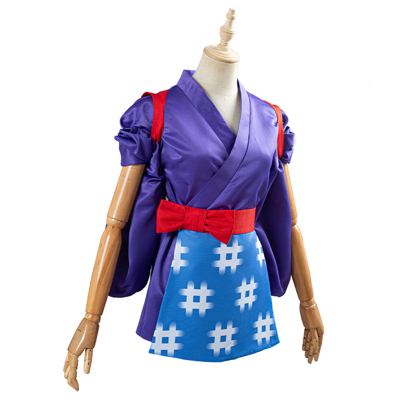 Game Animal Crossing Daisy Mae Cosplay Costume Women Kimono Outfit Halloween Carnival Costume