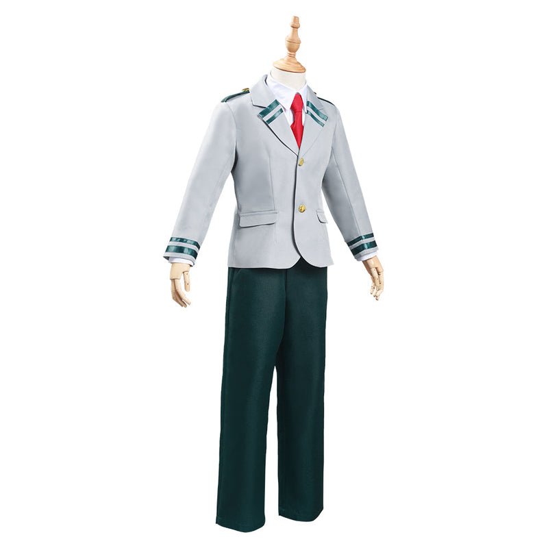 My Hero Academia Midoriya Izuku Bakugou Katsuki Kids Children School Uniform Outfits Halloween Carnival Suit Cosplay Costume