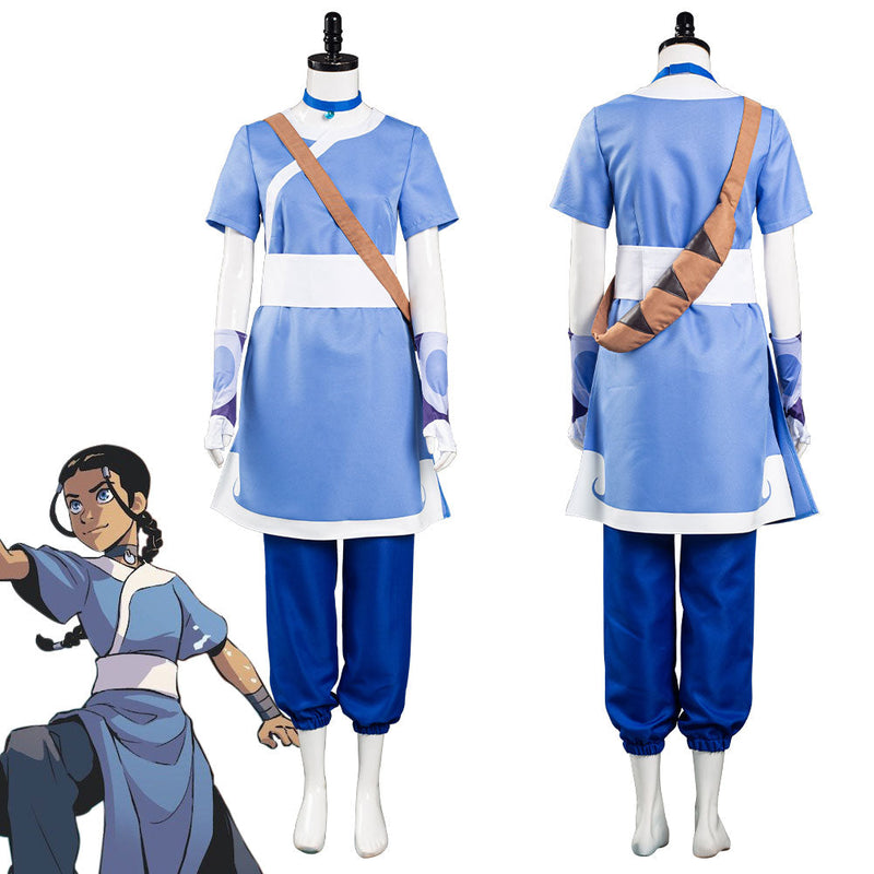 Avatar: the last Airbender Katara Halloween Carnival Suit Cosplay Costume