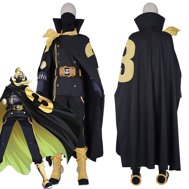 ONE PIECE Vinsmoke Family Combat Suit-Vinsmoke Sanji Halloween Carnival Outfit Cosplay Costume