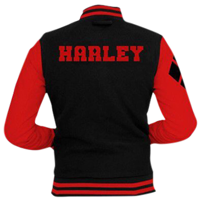 Suicide Squad Harley Quinn Hoodie Jacket Coat Cosplay Costume