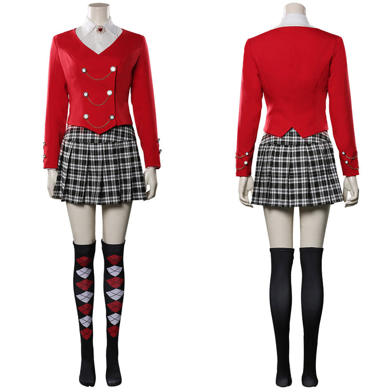 Heathers The Musical-Heather Chandler Uniform Skirt Outfits Halloween Carnival Costume Cosplay Costume