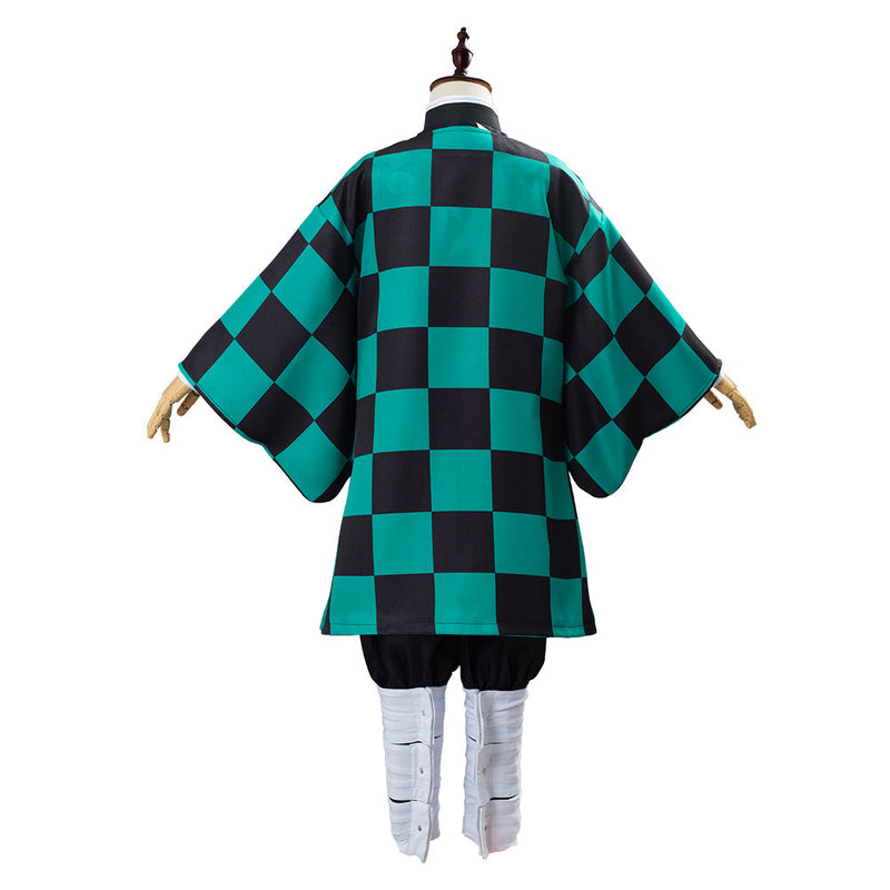 Kids Children Demon Slayer: Kimetsu no Yaiba Kamado Tanjirou Cosplay Costume