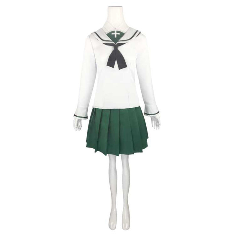 GIRLS und PANZER/GUP Nishizumi Miho Saori Takebe Outfits Halloween Carnival Suit Cosplay Costume