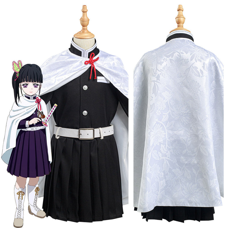 Demon Slayer: Kimetsu no Yaiba Tsuyuri Kanawo Kids Children Girls Halloween Cosplay Costume