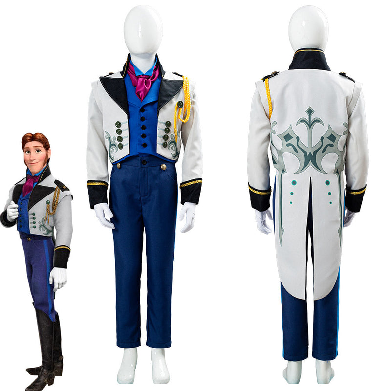 Frozen Prince Hans Outfit Halloween Carnival Costume Cosplay Costume FOR Kids Children