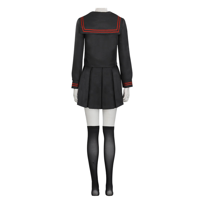 Demon Slayer Kimetsu no Yaiba Hinokami Kepputan Kamado Nezuko Uniform Cosplay Costume