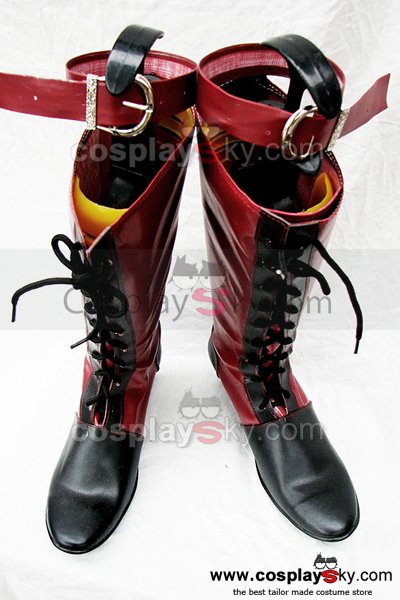 Black Butler Ciel Cosplay Boots Red Custom Made