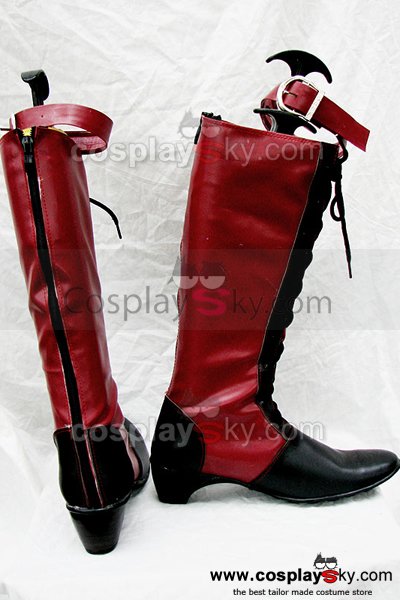 Black Butler Ciel Cosplay Boots Red Custom Made