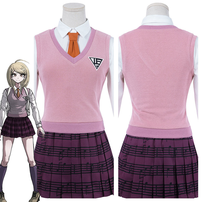 Danganronpa V3: Killing Harmony-Akamatsu Kaede Uniform Skirt Outfits Halloween Carnival Suit Cosplay Costume