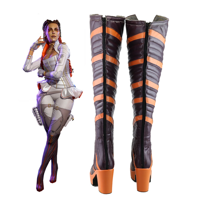 Game Apex Season 5 Loba Boots Halloween Costumes Accessory Cosplay Shoes