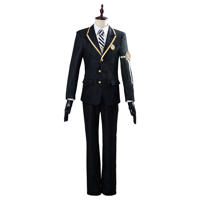 Twisted-Wonderland Azul/Floyd/Jade Uniform Outfit Halloween Carnival Costume Cosplay Costume