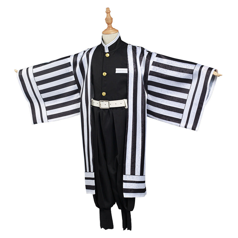 Demon Slayer: Kimetsu no Yaiba Iguro Obanai Kids Children Kimono Outfits Halloween Carnival Suit Cosplay Costume