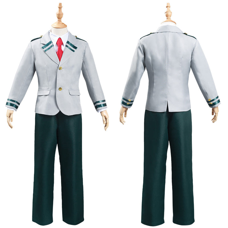 My Hero Academia Midoriya Izuku Bakugou Katsuki Kids Children School Uniform Outfits Halloween Carnival Suit Cosplay Costume