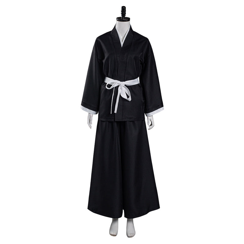 Anime Bleach Kuchiki Rukia Japanese Kimono Outfits Halloween Carnival Suit Cosplay Costume