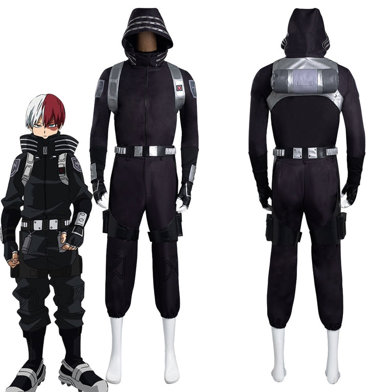 Boku no Hero Academia the Movie 3 Todoroki Shoto Battle Outfits Halloween Carnival Suit Cosplay Costume