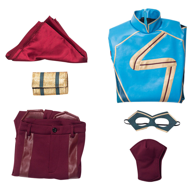 Ms. Marvel 2022 Kamala Khan Outfits Halloween Carnival Suit Cosplay Costume