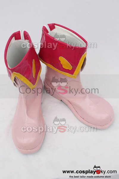 Card Captor Sakura Cosplay Shoes Boots Pink