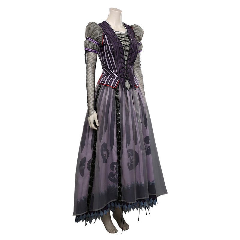 Lemony Snicket‘s A Series of Unfortunate Events Violet Baudelaire Dress Outfits Halloween Carnival Suit Cosplay Costume