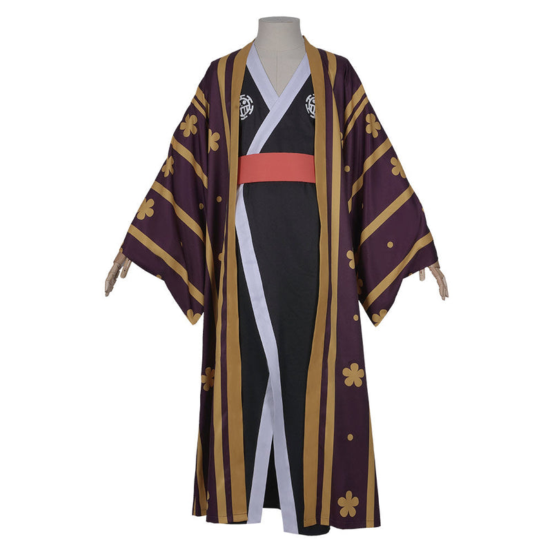 One Piece Trafalgar Law/Trafalgar D Water Law Outfit Cosplay Costume