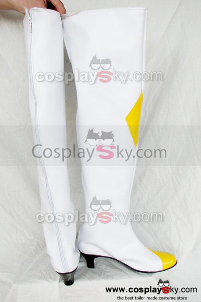 Code Geass: Lelouch of the Rebellion White Cosplay Boots