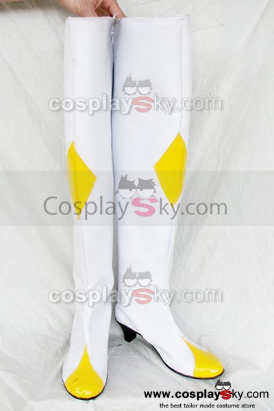 Code Geass: Lelouch of the Rebellion White Cosplay Boots