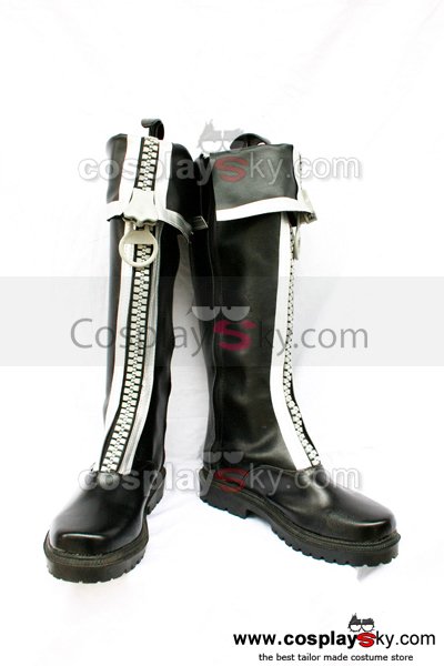 D.Gray-man Allen Walker Cosplay Black Boots Custom Made