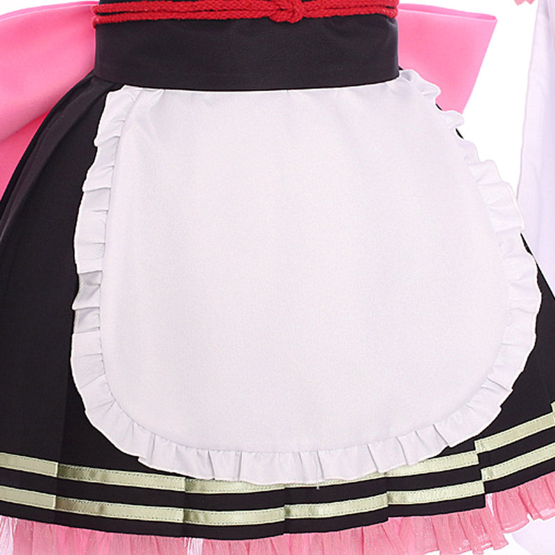 Demon Slayer Kanroji Mitsuri Maid Outfit Cosplay Costume