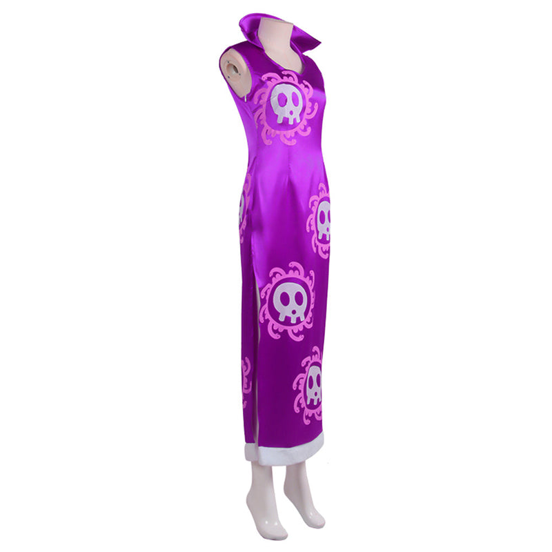 One Piece Boa Hancock Dress Outfits Halloween Carnival Suit Cosplay Costume