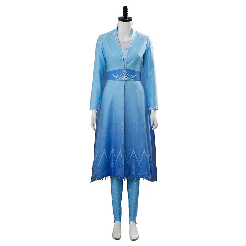 Frozen 2 Princess Elsa Dress Halloween Carnival Suit Cosplay Costume